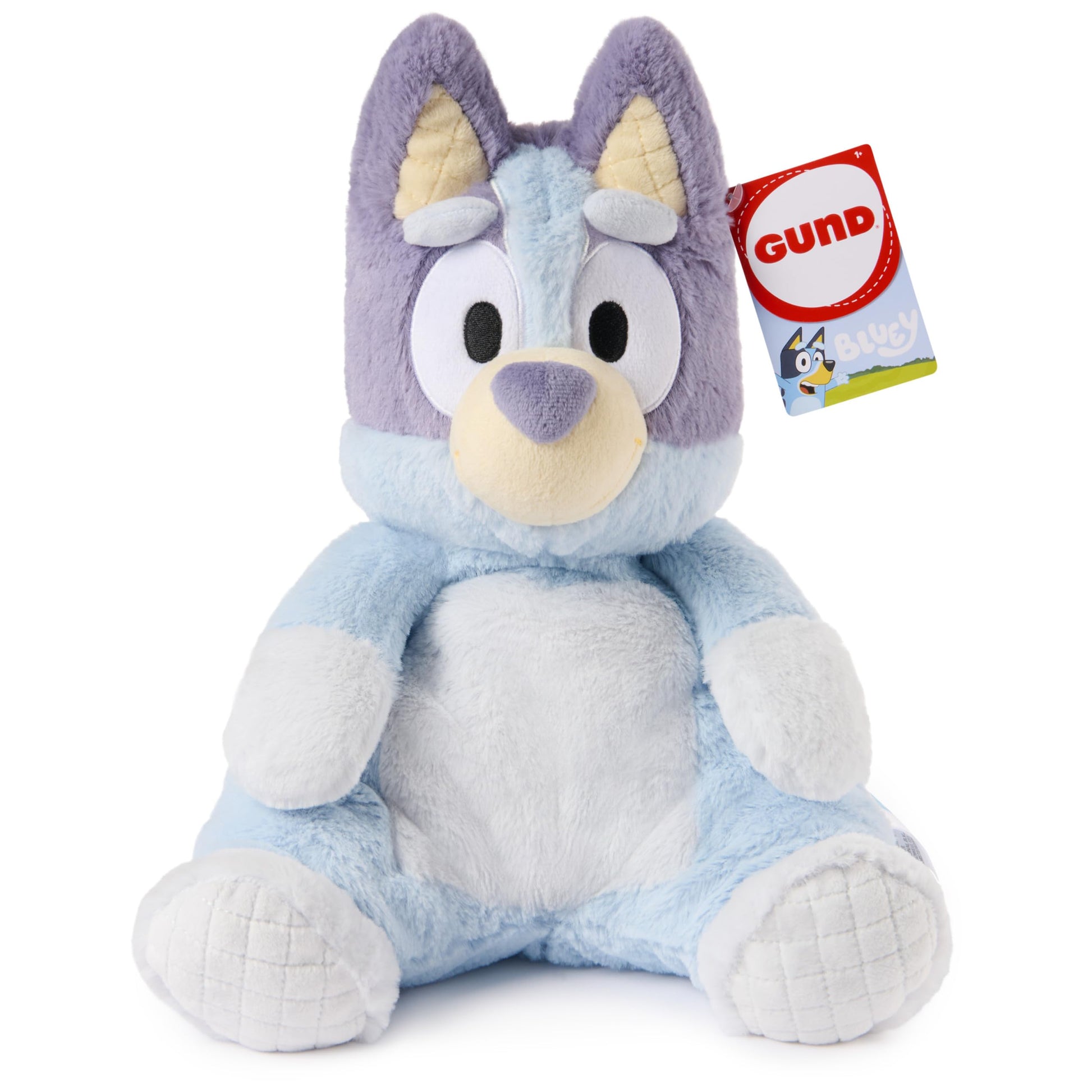 GUND Bluey Official Oh So Snuggly Bluey 12.5-Inch Plush Toy, Ages 0+
