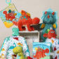 Mary Meyer Soft Cloth Book with Crinkle Paper and Squeaker, 6 x 6-Inches, Pebblesaurus