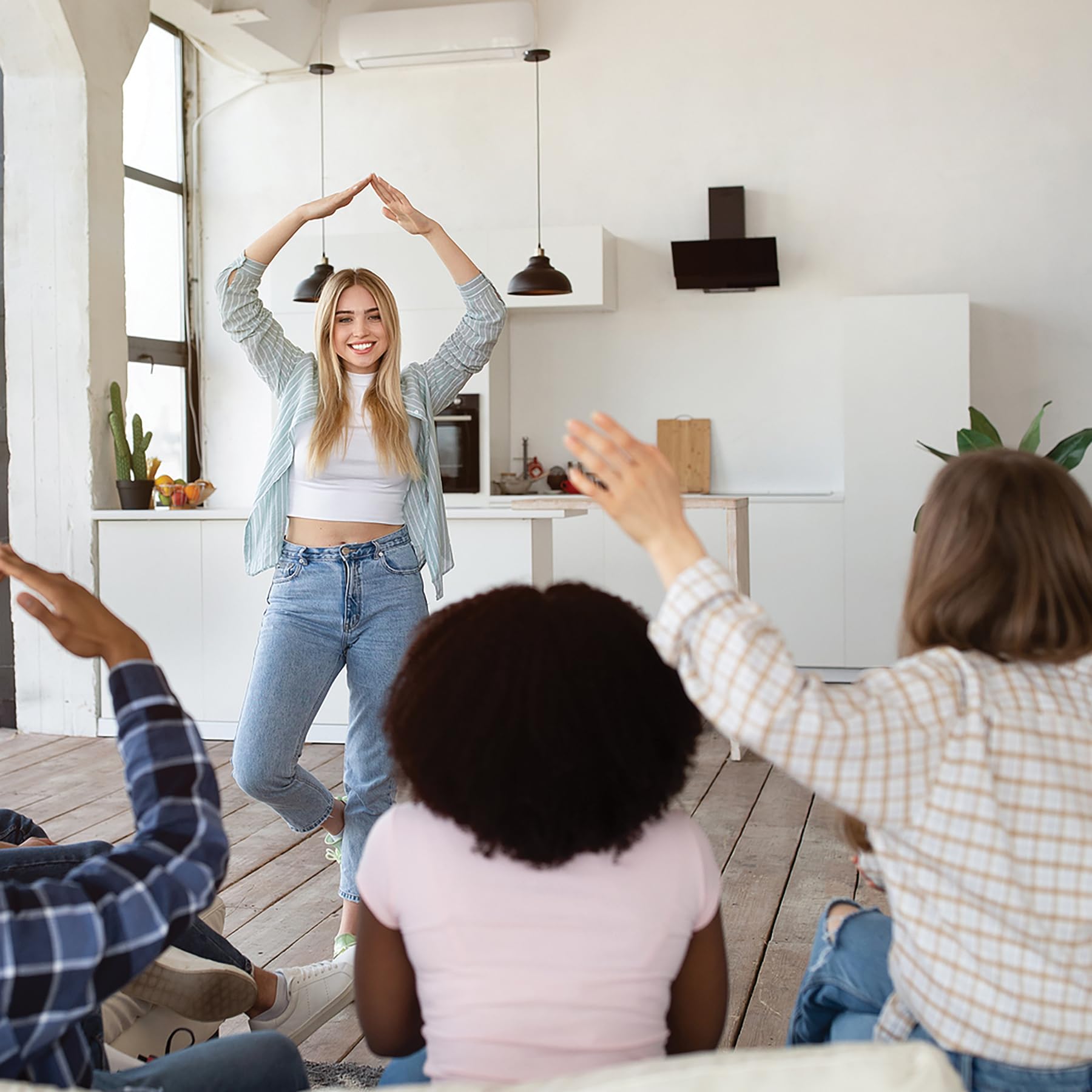 Outset Media- Party Charades Game - Family-Friendly Fun with 500 Charades Cards and Timer - Group Game Night Essential, Ages 10 and up, Amazon