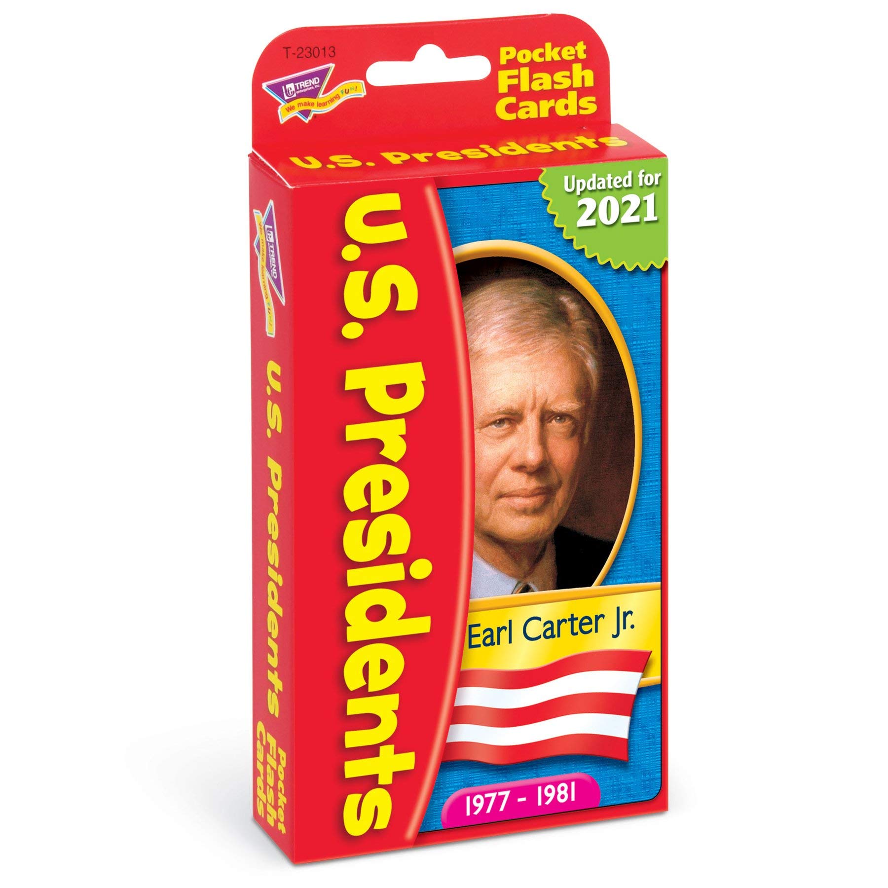 US Presidents Pocket Flash Cards