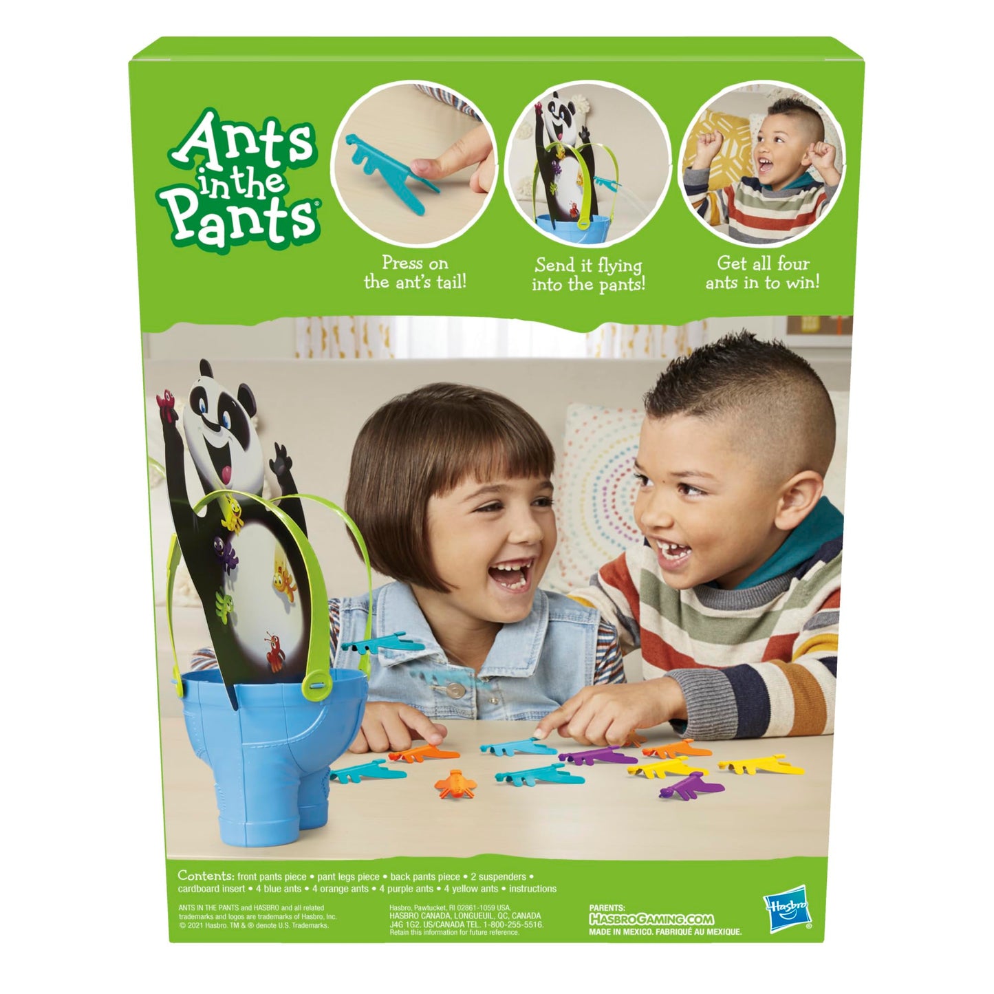 Hasbro Gaming Ants in The Pants Preschool Game for Kids Ages 3+, Fun Board Game for 2-4 Players, Easter Gifts for Boys and Girls (Amazon Exclusive)