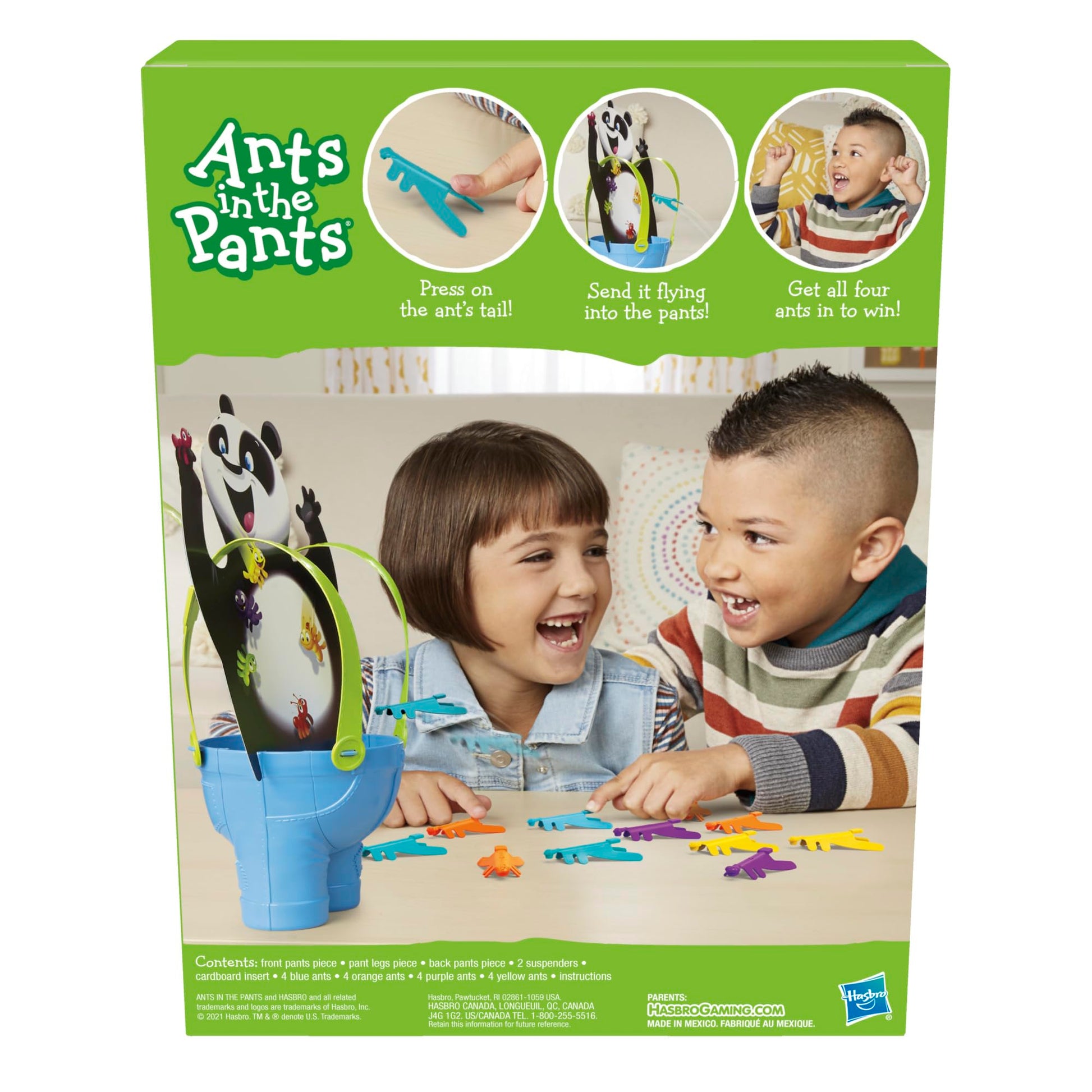 Hasbro Gaming Ants in The Pants Preschool Game for Kids Ages 3+, Fun Board Game for 2-4 Players, Easter Gifts for Boys and Girls (Amazon Exclusive)