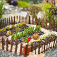 28Pcs Miniature Vegetable Figurines, Miniatures Kitchen Food, Fake Mini Vegetables, Resin Vegetables Model, Miniature Baskets Decor Set for Mini House