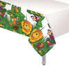 Oojami Animal Safari Theme Zoo Print Table Cover 4 Pack Tablecloth Party Supplies