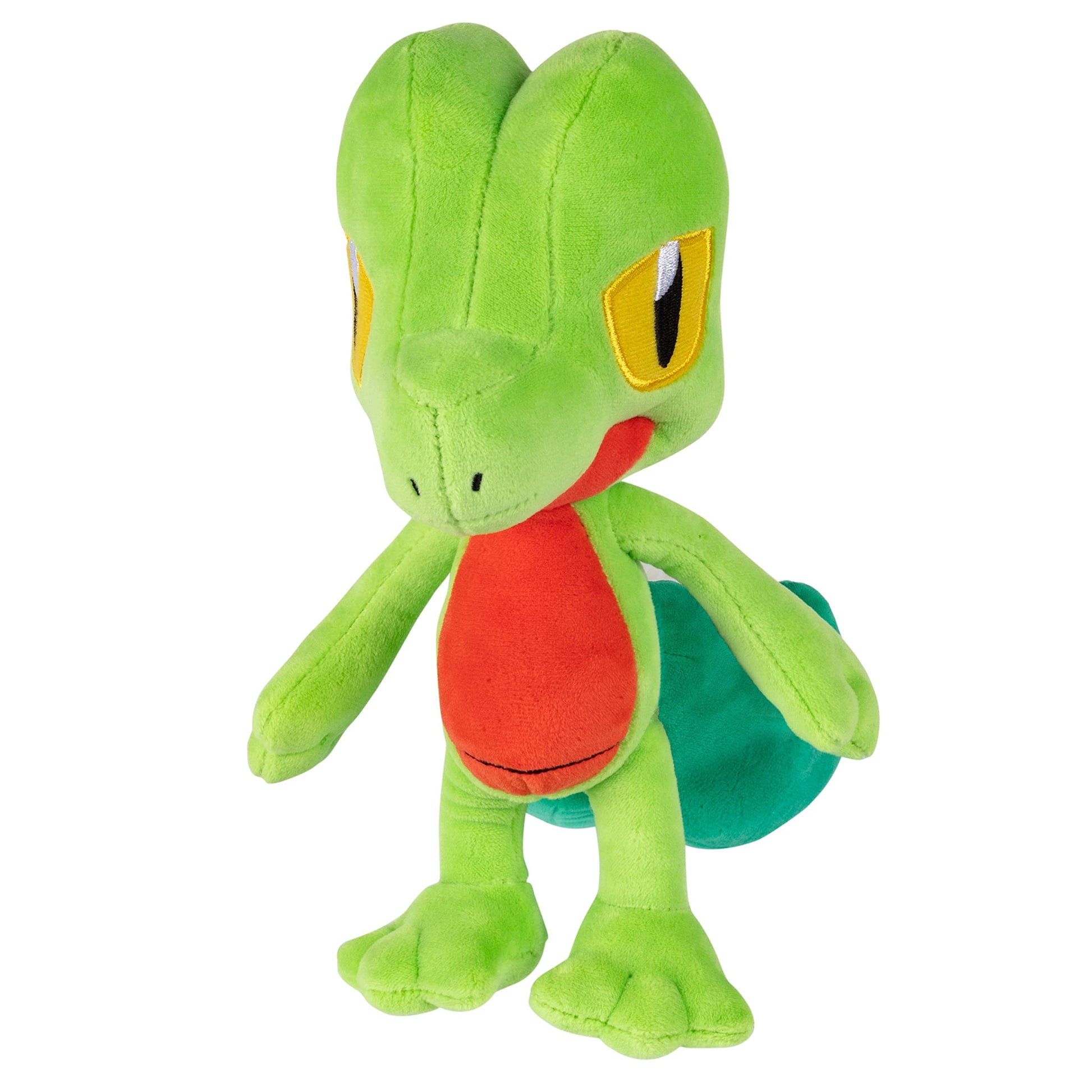 Pokemon 8" Treecko Plush - Officially Licensed - Ruby and Sapphire Starter Figure - Authentic Soft Stuffed Animal Toy - Gift for Kids, Boys, Girls