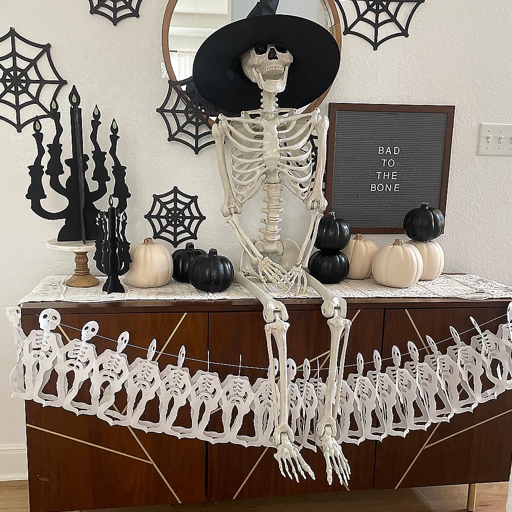 Fun Express White Craft Pumpkin - 5 inch - DIY Halloween and Fall Home Decor