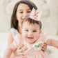 Jissoo White 1/2 Birthday Crown - 6 Months Birthday Decorations,Little Princess Crown For Cake Smash,Sweet Half Hat Photo Props,Light Pink 1/2 Way