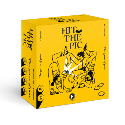 Hit The Pic Party Game - Match The Pose in Fast-Paced Team Play Using Improv and Movement, Perfect for Groups and Family Game Nights - Ages 12+, 2+