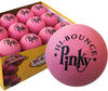 Premium Rubber Ball 24 Balls Pack Pinky Bouncy Ball Colorful Display Box and Balls Combo Party Supplies Real Solid Rubber High Bounce Pink Ball Wall