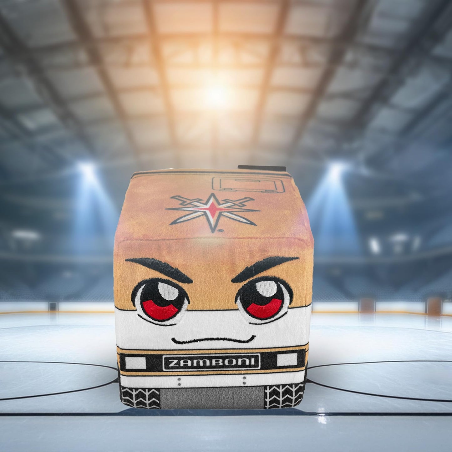 Bleacher Creatures Vegas Golden Knights Zamboni 7" NHL Kuricha Plushie - Soft Inspired Plush