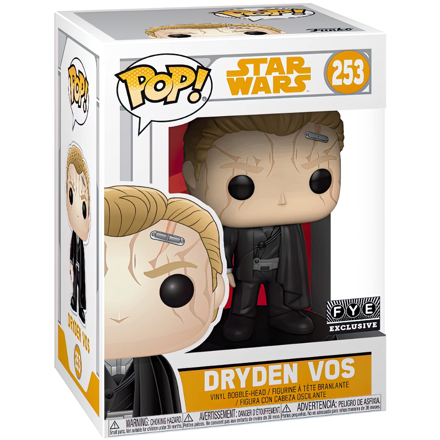 Dryden Voss (f.y.e. Exc): Fun ko P o p ! Vinyl Figurine Bundle with 1 Compatible 'ToysDiva' Graphic Protector (253-26986 - B)