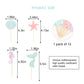 Mermaid Cupcake Toppers,Mermaid 1st Birthday Cake Decor,Under The Sea Party