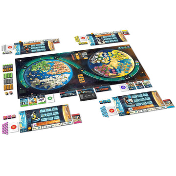 Rio Grande Games Evacuation Strategy Board Game, Civilization Building, Resource Management, 1-4 Players