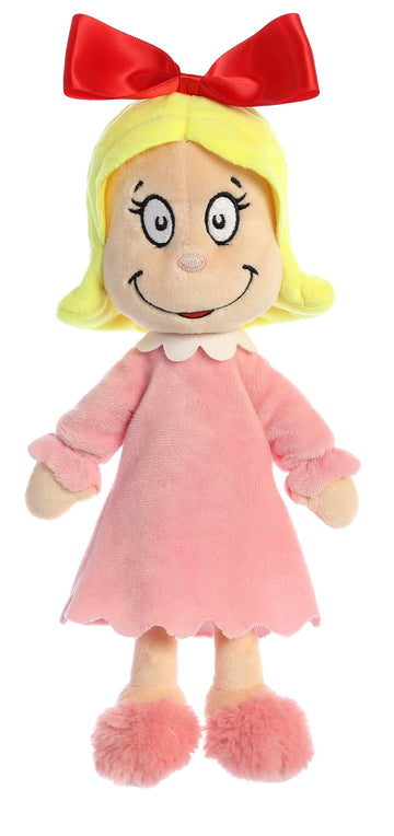 Aurora® Whimsical Dr. Seuss™ Cindy Lou Who Stuffed Animal - Officially Licensed Plush for Imaginative Play - Perfect for Kids and Adults - Multicolor