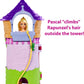 Mattel Disney Princess Rapunzel Tower Doll House Playset with Rapunzel Fashion Doll, 6 Play Areas, 15 Accessories and Pascal