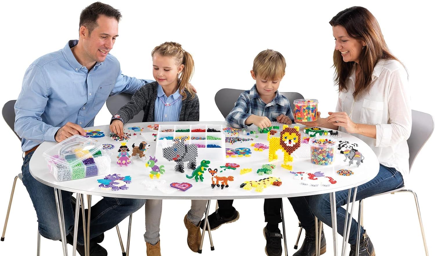 HAMA - Pack of Iron on Beads | Approx. 3000 midi Beads | Crafts and Mosaics for Children from 5 Years Old | Creative Play and Craft Decoration |