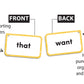 Teacher Created Resources Sight Words Flash Cards - 4 Letter Words (EP62040