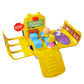 Peanuts Charlie Brown's Interactive School Bus Toy, 11-Pieces, Includes Charlie Brown, Sally, and Snoopy Figures, Toy for Fans, Boys, Girls, Kids