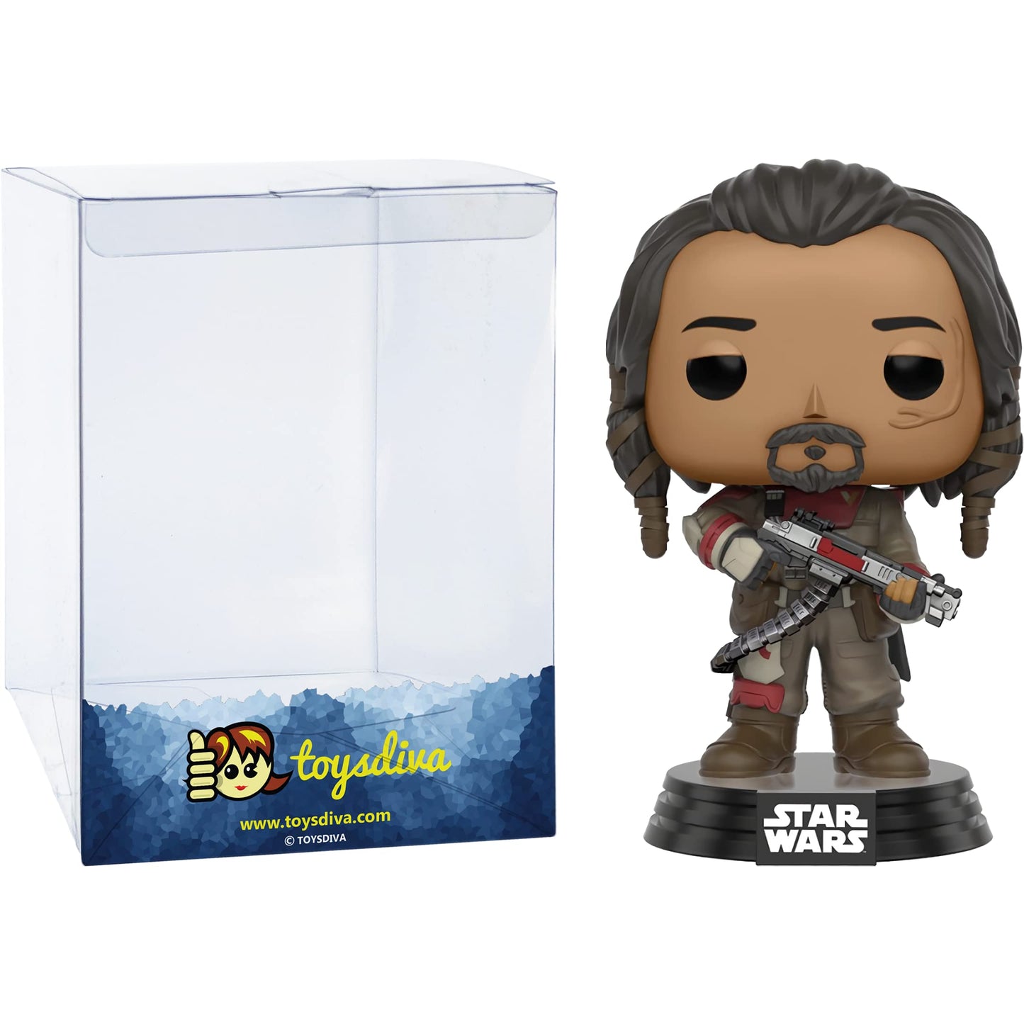 Funko Baze Malbus: P o p ! Vinyl Figurine Bundle with 1 Compatible 'ToysDiva' Graphic Protector (141-10456 - B)