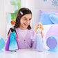 Mattel Disney Frozen Anna Fashion Doll & Accessories with 8 Surprises, Including Snowflake Gem Box, Ring for Child & 9 Play Pieces, Inspired by Movie