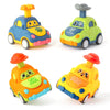 QSONSELL Car Toys for Toddlers 1-3 Year Old Boy Birthday Gift for Boys Girls 1-3 Pull Back City Vehicle Toys Goodie Bags Stuffers Party Favors