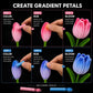 Pipe Cleaners Flowers Kit, DIY Tulip Bouquet Craft Kit with 350 Chenille Stems, 6 Colors Pipe Cleaners for Crafts, Flower Stems, Green Tape