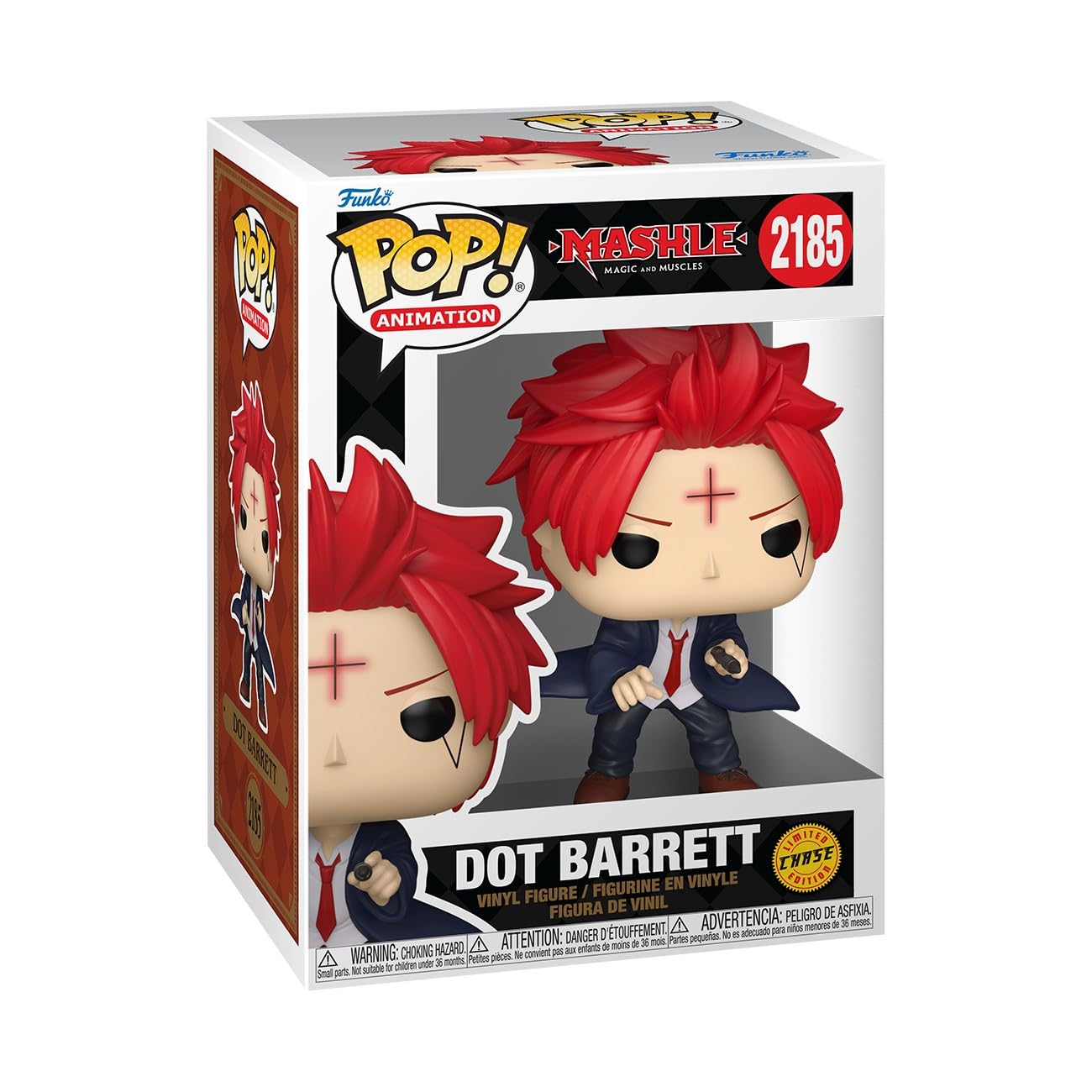 Funko Pop! Animation: Mashle - Dot Barrett - 1/6 Odds for Rare Chase Variant - Collectable Vinyl Figure - Gift Idea - Official Merchandise - Toys for