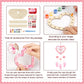 Fennoral 6 Pack Heart Dream Catcher Craft Kit for Kids Paint You Own Love Heart Dream Catcher DIY Coloring Mother's Day Wooden Art and Craft for Art