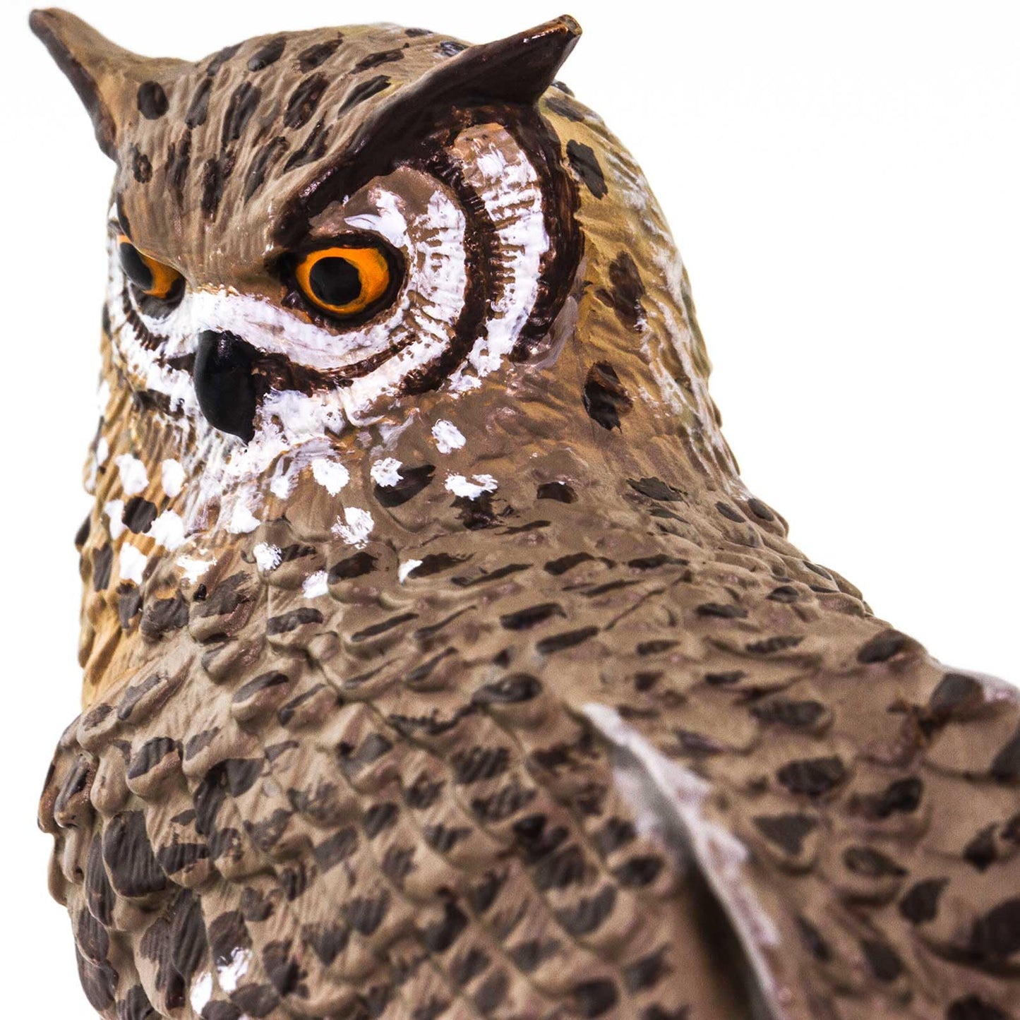 Safari Ltd. Eagle Owl Figurine - Detailed 3" Plastic Model Figure - Fun Educational Bird Play Toy for Boys, Girls & Kids Ages 3+