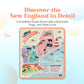 Geotoys New England Region Jigsaw Puzzle - Educational and Interactive Map Game - 250 Piece Puzzles - Jigsaw Puzzles for Kids Ages 8-12 - Kids Puzzle