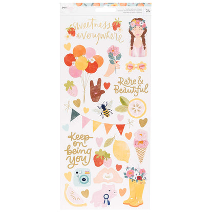 Dear Lizzy Accent and Phrase Stickers, Multi