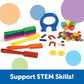 Learning Resources Super Magnet Lab Kit - 119 Pieces, Ages 5+, STEM ,Toys for Kindergartner, Science Learning Activities for Kids,Back to School