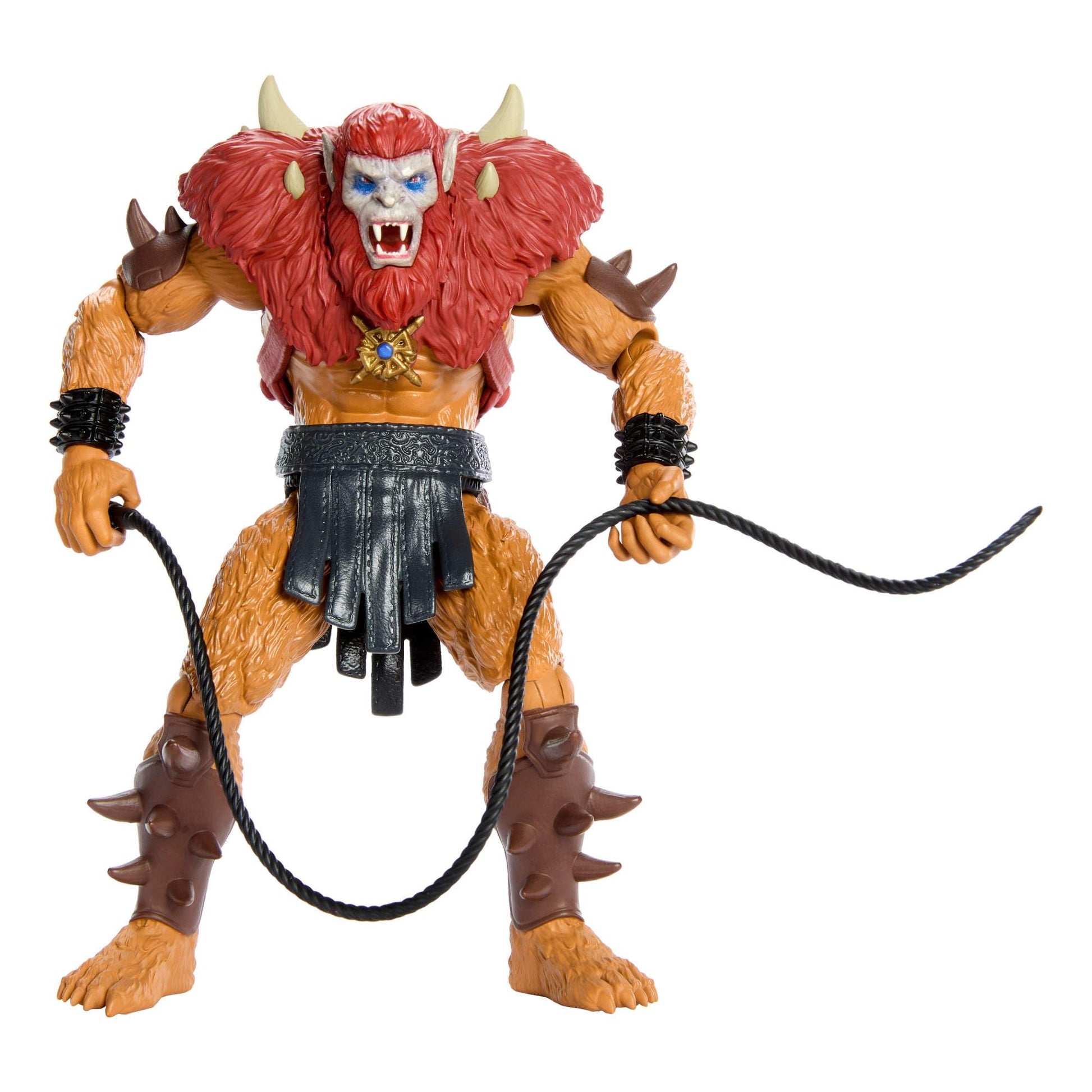 Masters of the Universe 2026 Movie Beast Man 5.5 Inch Action Figure Villain Toy, Content Inspired with 14 Movable Joints & Whip, Evil Hairy Henchman