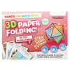 Foraineleyo 3D Paper Folding STEM Kit - Hands-On Math & Geometry Toy Set with 5 Origami Models, Step-by-Step Tutorials & Video Guides for Kids Ages