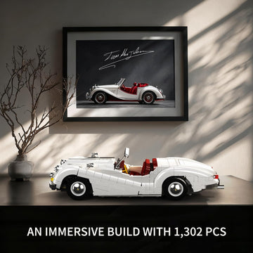 Mould King Sports Car Building Block Kits, MOC Classic Car Model Kit Supercar Racing Model Building Sets, Gift for Age 14+/Adult Collections