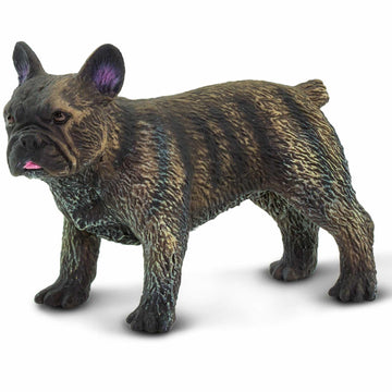 Safari Ltd. French Bulldog Figurine - Lifelike 3" Model Figure - Educational Toy for Boys, Girls, and Kids Ages 3+