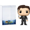 Funko B r u c e Wayne (2017 Summer Con Exc): P o p ! Heroes Vinyl Figurine Bundle with 1 Compatible 'ToysDiva' Graphic Protector (200-13713 - B)