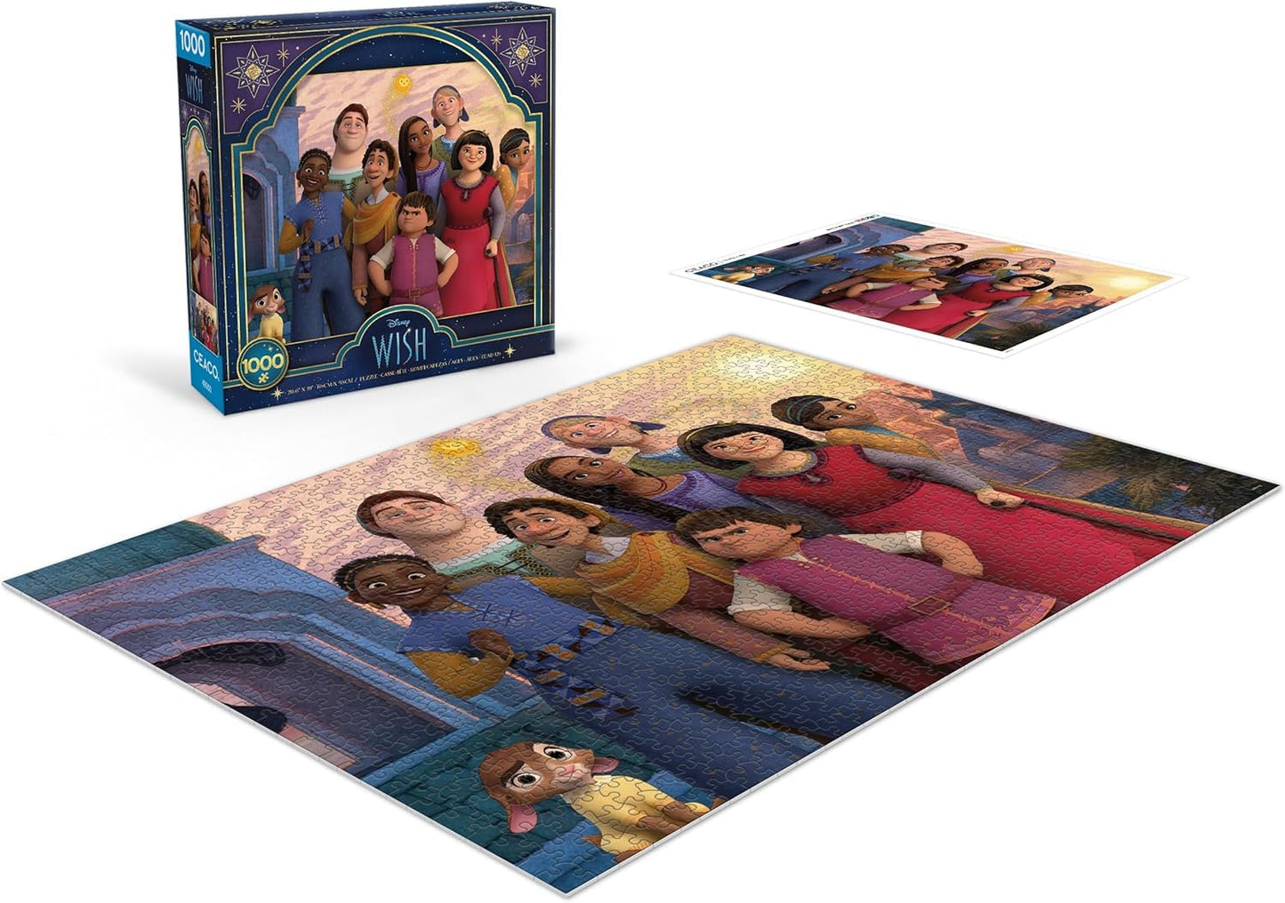 Ceaco - Disney - Wish - Valentino & Friends - 1000 Piece Jigsaw Puzzle
