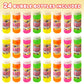 ArtCreativity Bubble Bottles with Wand - 24 Pack Bubbles for Kids Bulk Party Favors, Outdoor Summer Toys, Birthday Goodie Bag Fillers, Bulk Bubbles