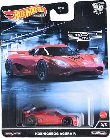 Hot Wheels Koenigsegg Agera R, Exotic Envy 3/5