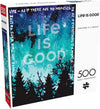 Buffalo Games - Life is Good - Everything is a Miracle - 500 Piece Jigsaw Puzzle for Adults -Challenging Puzzle Perfect for Game Nights - Finished