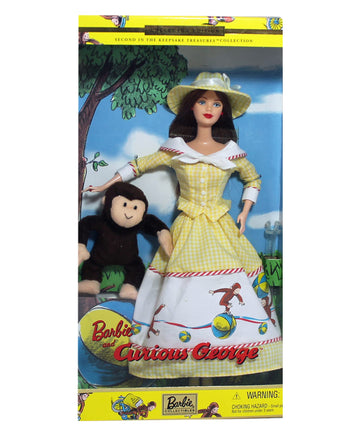 2000 Barbie Collectibles - Barbie and Curious George