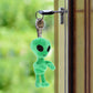 DolliBu Green Alien Cute Accessories - Space Alien Charms for Girls & Boys - 5 Inches