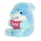 Aurora® Lovely Rolly Pet™ Bae Shark™ Stuffed Animal - Adorable Companions - On-The-Go Fun - Blue 5 Inches