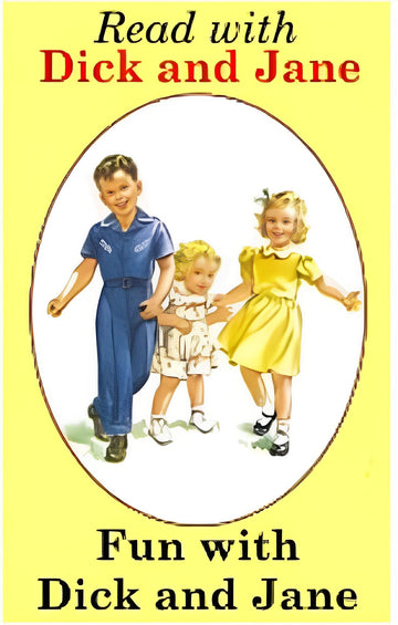 Tiny Details Dollhouse Miniature Book Fun with Dick and Jane - Readable #TIN2011