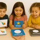 Shapes Flash Cards - Durable, Waterproof & Tear-Resistant Learning Cards for Toddlers & Preschool Kids - Double-Sided