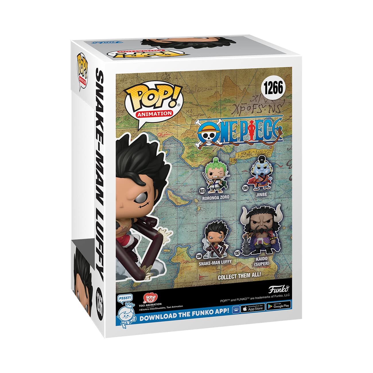 Funko POP! Animation: One Piece - Snake-Man Monkey D. Luffy