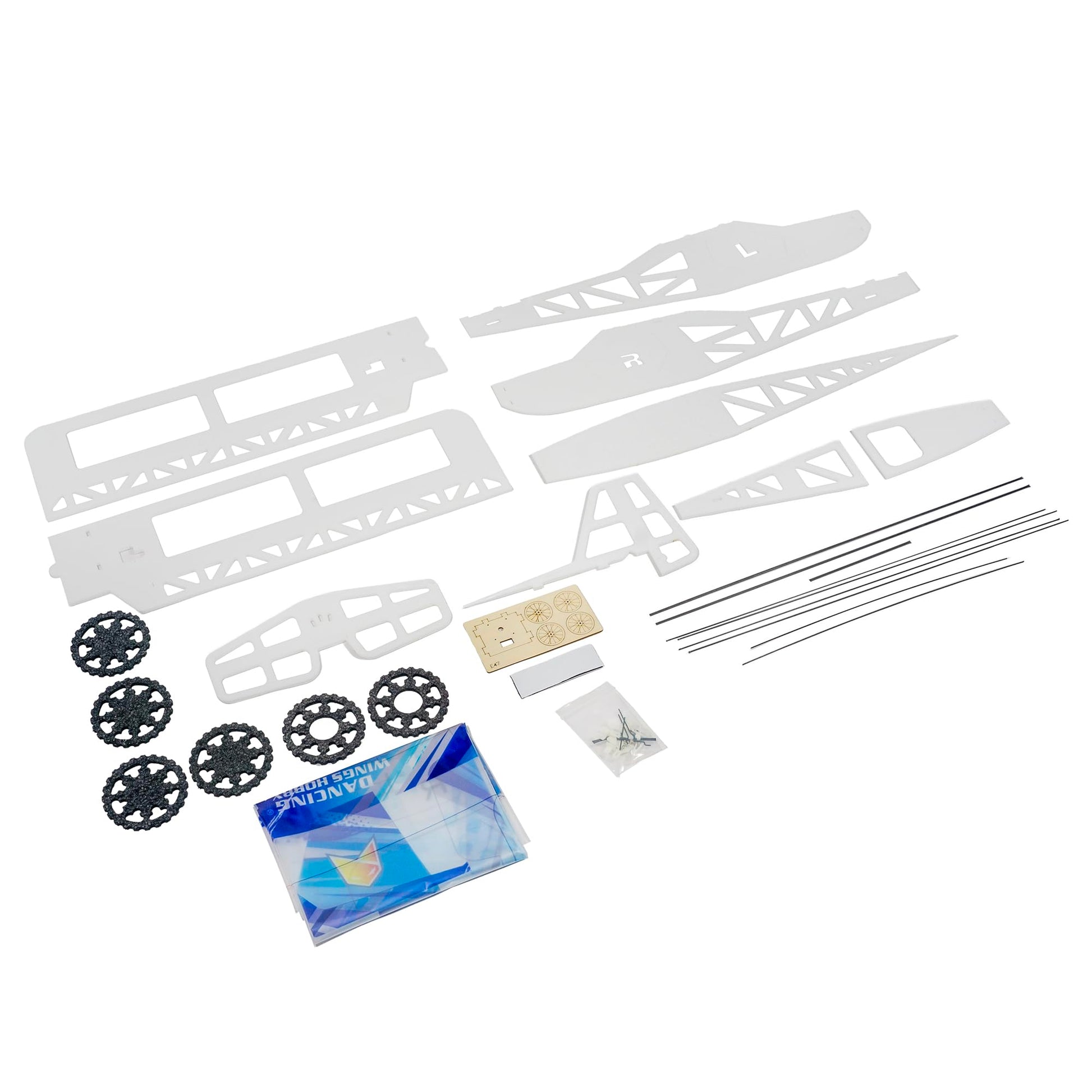 Dancing Wings Hobby Ultra-Light RC Foam Airplane; Laser-Cutting; UV-Printing 1030mm KITFOX (EA0204)