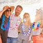 200pcs Hawaiian Leis for Beach Party Decors , Luau Birthday Party Decorations, Hawaiian Necklace Silk Flower leis for Luau Beach Birthday Party
