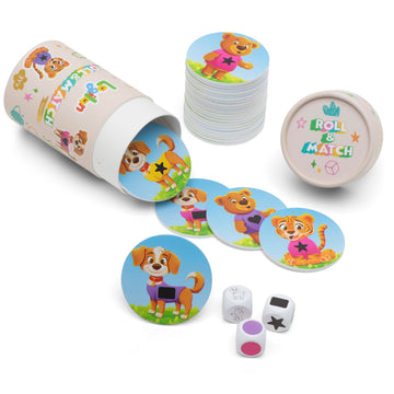 Logilan Roll & Match Legacy - Matching Games for Toddlers 3-5 - Fun Animal Educational Preschool Learning Activities, Early Learning, Family Game